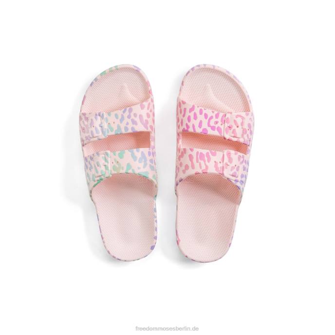 Pastell-Ombre-Leo-Druck Freedom Moses Felina 1 Rosa 622T45