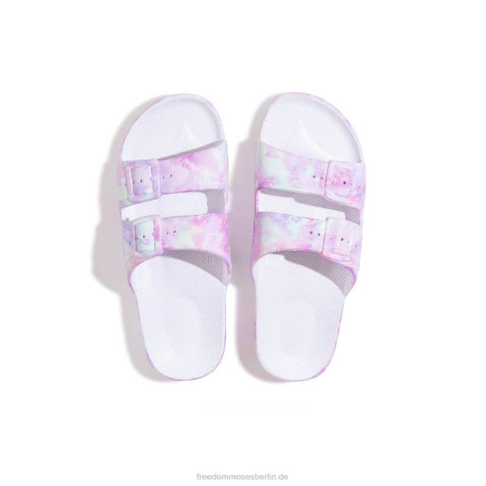 Pastellfarbener Batikdruck Freedom Moses Einhorn 622T20